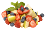 Gesneden fruit