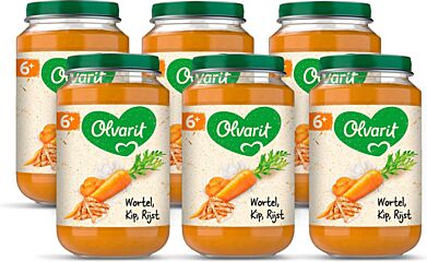 Olvarit Wortel Kip Rijst 8 Mnd 200 Gram