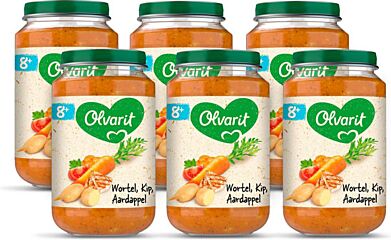Olvarit Wortel Kip Aardappel 8 Mnd 200 Gram
