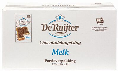 De Ruijter Chocoladehagel Melk 20 Gr