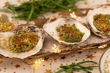 Gegratineerde oester