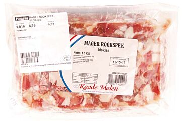 'T Rijcke Gilde Rookspekblokjes Mager Per Pak Ca 1000 Gr