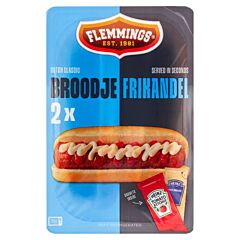 Flemmings Broodje Frikandel Ca 109 Gr