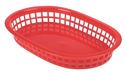 Stylepoint Fastfood Mandje Rood 27,5X17,5Cm