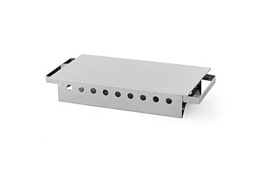 Hendi Schotelverwarmer 2 Pits Rvs 330X180x65mm