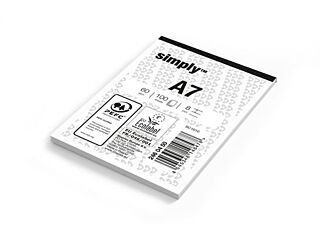 Simply Schrijfblok A7 Lijn 100Vel