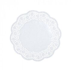 Papstar Taartrand Rond Wit 18 Cm 100St