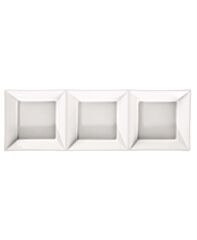 Palmer Schaal 3-Vaks Fancy Ivory 32 X 10 Cm