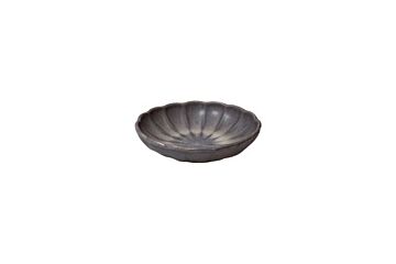 Q Authentic Bord Flower Grijs 16,5 Cm