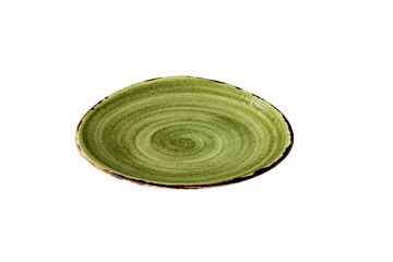 Q Authentic Bord Jersey Driehoekig Groen 27 Cm