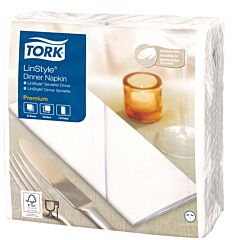 Tork Dinnerservet 39X39cm 1/8-Vouw Wit 50St