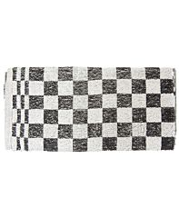 Duplex Keukendoeken Holland Blok Zwart 50X50