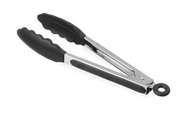 Hendi Serveertang, Zwart, (L)267Mm