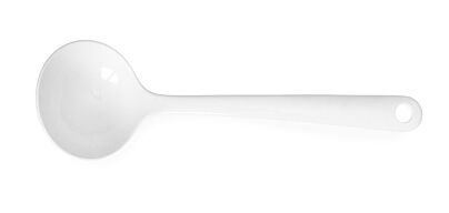 Hendi Sauslepel, 0,07L, Wit, 235X75mm