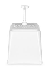 Hendi Sausdispenser Pomp 2,5L Wit, 23X21x(H)25Cm