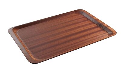 Hendi Dienblad Woodform Euronorm Mahonie 370X530mm