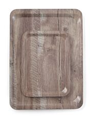 Hendi Dienblad Van Melamine Hout Donker 370X530mm