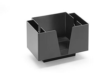 Hendi Servethouder 3 Vakken Zwart 193X143x(H)136Mm
