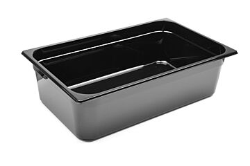 Hendi Container 1/1 21L Zwart 530X325x(H)150Mm