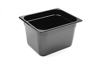 Hendi Container 1/2 125L Zwart 325X265x(H)200Mm