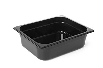 Hendi Container 1/2 65L Zwart 325X265x(H)100Mm