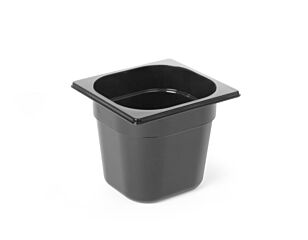 Hendi Container 1/6 16L Zwart 176X162x(H)100Mm