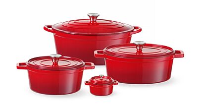 Hendi Braadpan Gietijzer 0,27L 130X100x(H)48Mm