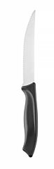 Hendi Steakmes Gekarteld Zwart (L)227Mm