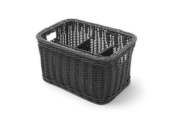 Hendi Bestekmand, Zwart, 260X180x(H)150Mm