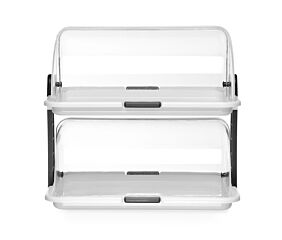Hendi Roltop-Presentatie - Dubbel, 465X310x(H)410Mm