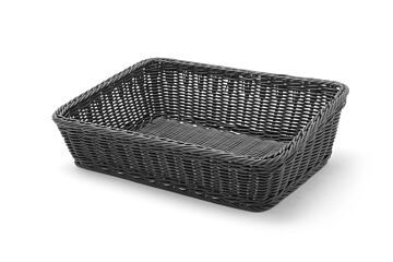 Hendi Broodmand Rechthoekig Zwart 400X300x(H)120Mm