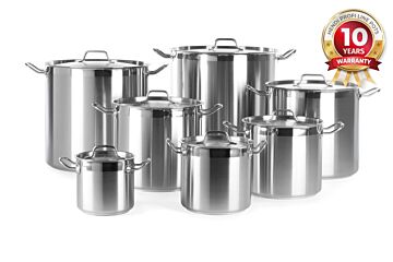 Hendi Kookpan Hoog - Deksel 70L Ø450x(H)450Mm
