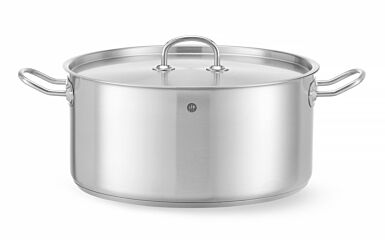 Hendi Kookpan Laag - Deksel 12L Ø320x(H)150Mm Kl