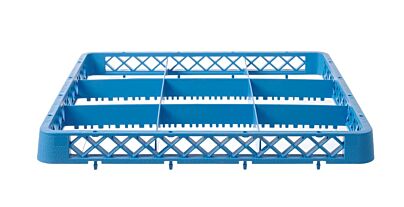 Hendi Vaatwaskorf Verhoger 9 Vakken 500X500x(H)45Mm