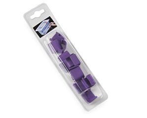 Hendi Deksel Clips Haccp Voorraaddozen Paars 12 St