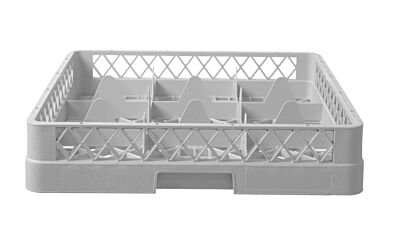 Hendi Vaatwaskorf Glaswerk 9 Vaks 500X500x(H)104Mm