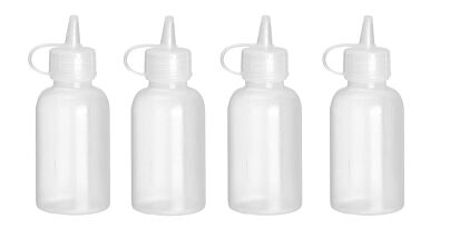 Hendi Mini Saus Dispenser 4 Stuks. 0,5L Transp.