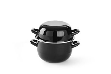 Hendi Mosselpan Geemailleerd 25L Ø200x(H)180Mm