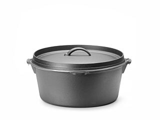 Hendi Gietijzeren Pan 72L Zwart 310X(H)155Mm