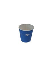 Fletcher Hotelbeker Dubbelwandig Blauw Met Logo