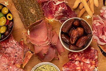 Borrelplank vlees