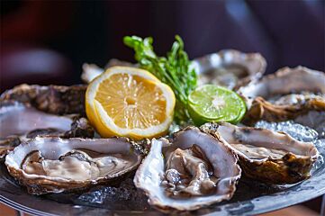 Oesters met champagne