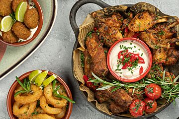 Spaanse tapas schotel