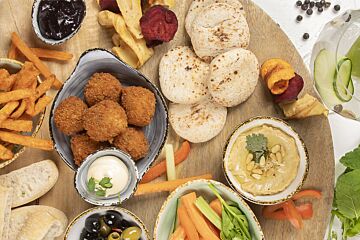 Vegetarische borrelplank