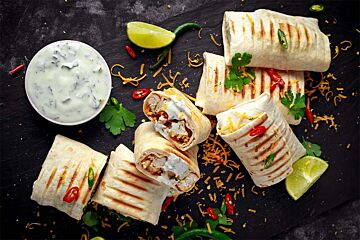 Gegrilde wrap
