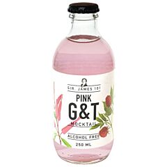Sir. James 101 Pink Gin & Tonic Alcohol Free 25 Cl