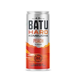 Batu Hard Kombucha Peach Blik (12X25cl)