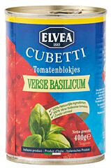 Elvea Tomatenblokjes Met Verse Basilicum
