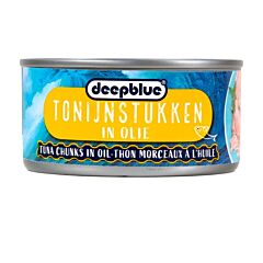 Deepblue Tonijn Chunks Olie 185 Gr
