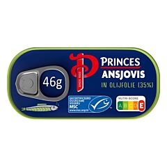 Princes Ansjovis In Olie 46G Msc